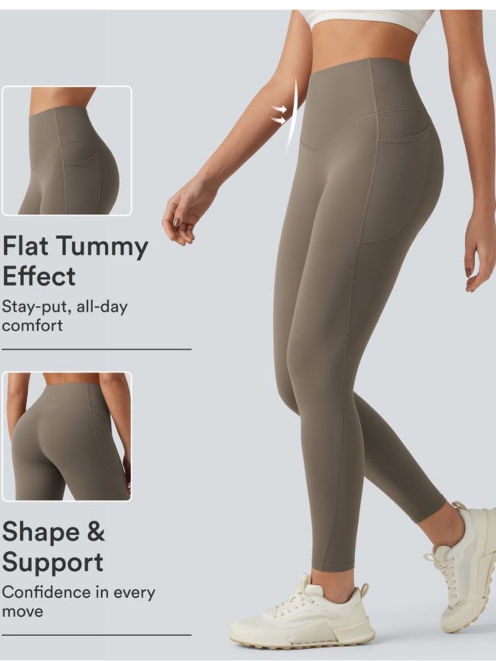 Halara UltraSculpt™ High Waisted Tummy Control Pocket Shaping Training Leggings